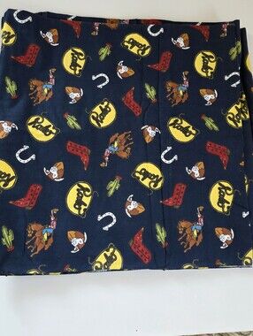 6 Yards Western/Horse Themed Cotton Flannel Sewing Fabric